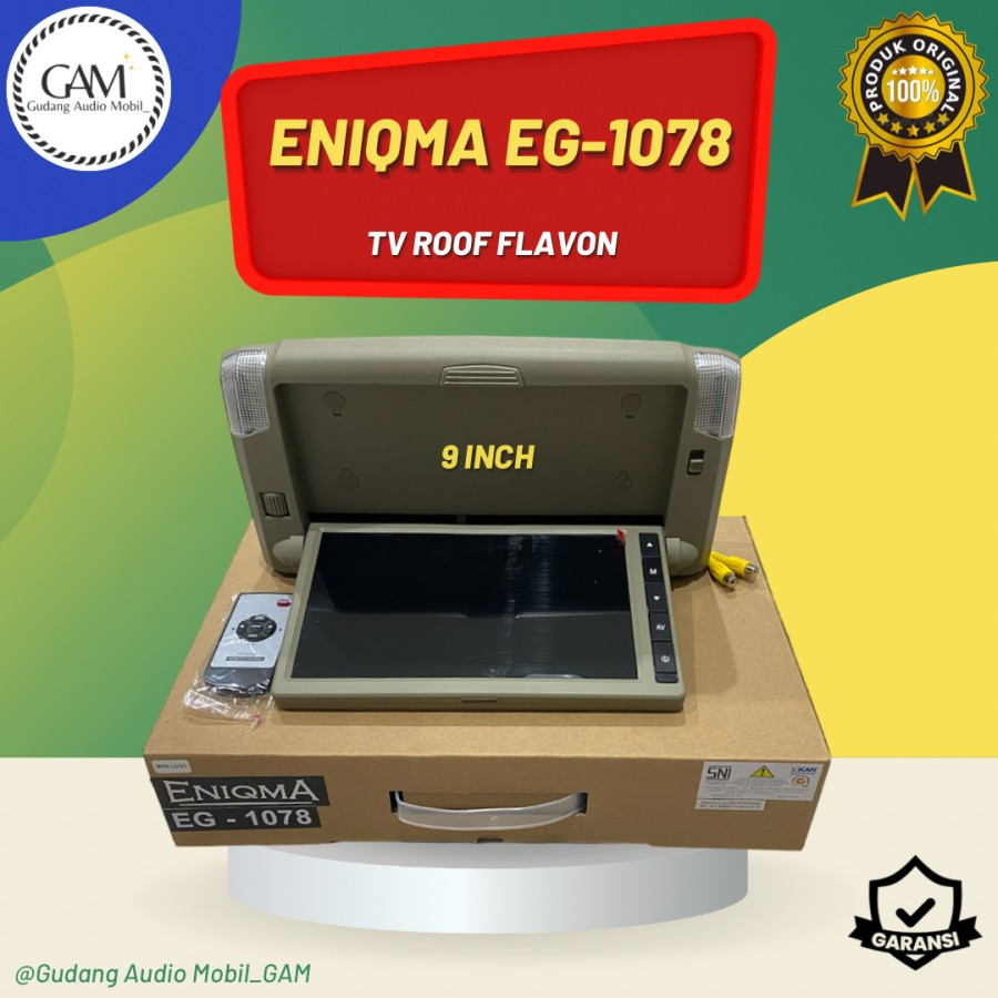TV ROOF MOBIL ENIQMA EG-1078 9 INCH / ENIGMA TV PLAFON 9 INCH