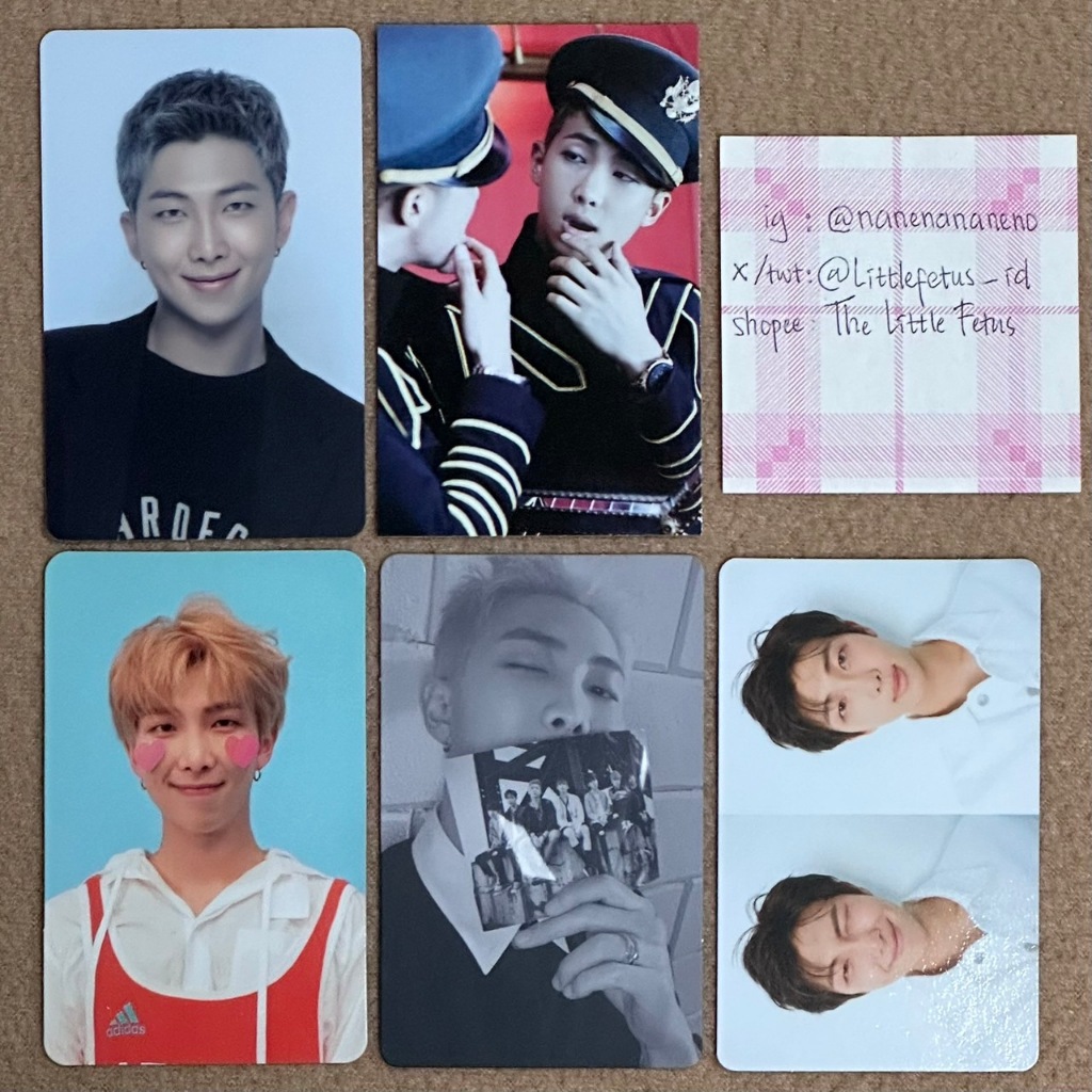 [READY STOCK] PHOTOCARD OFFICIAL BTS PC NAMJOON RM PERMISSION TO DANCE LA LV DISPEN PTD DOPE ANSWER 