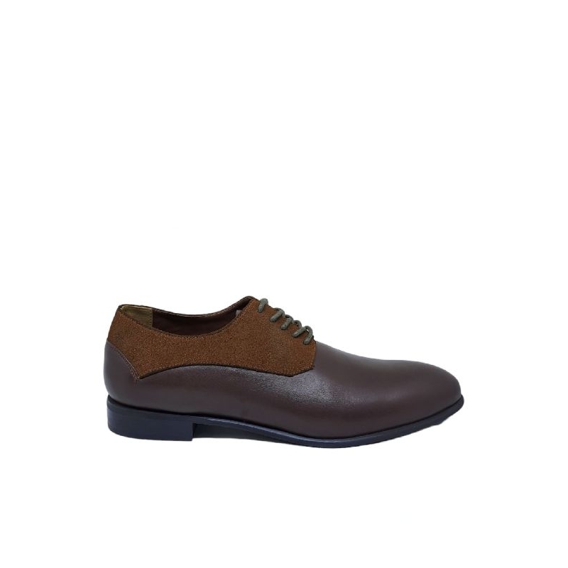 Bensteinn Sepatu Pria Kulit The Obey Lace Dark Brown