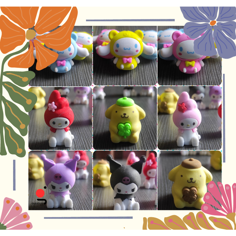 

Promo Stationary PENGHAPUS 3D SANRIO | PENGHAPUS PENSIL | ERASER PENCIL | KUROMI | MELODY | POMPOM | CINAMORROL