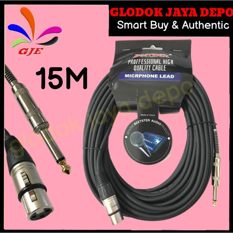 KABEL MIC BEETSTER PANJANG 15METER