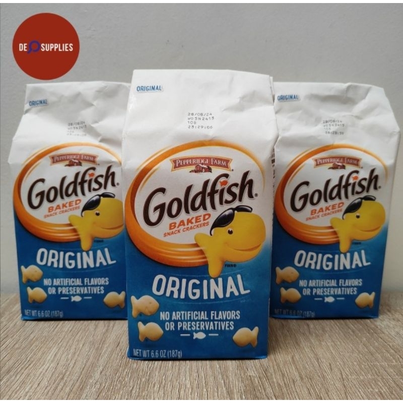 

Goldfish Baked Snack Crackers Original 187gr - Cemilan Import USA Snack Anak