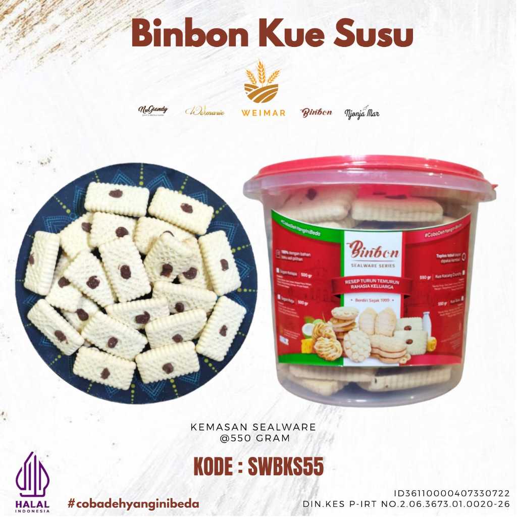 

BINBON KUE KACANG / KUE SUSU / KUE SAGON