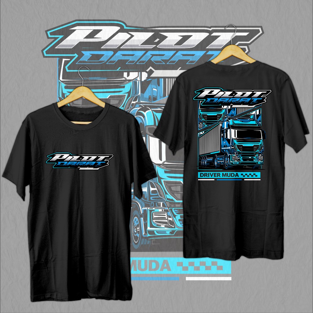 KAOS PILOT DARAT INDONESIA - KAOS DRIVER MUDA - KAOS DRIVER MUDA SEJUTA CERITA - KAOS GRANDMAX - KAO