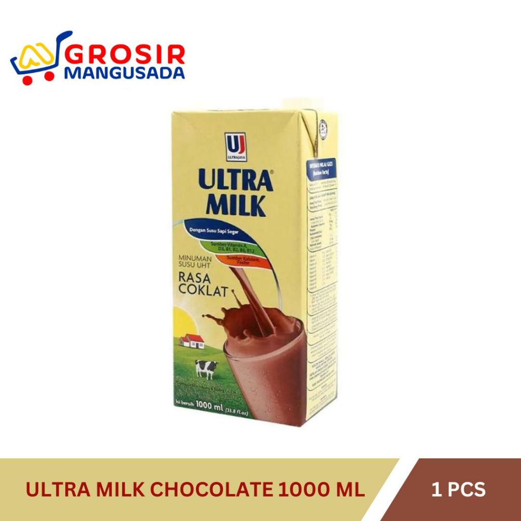 

Ultra Milk Chocolate Susu UHT 1000ml