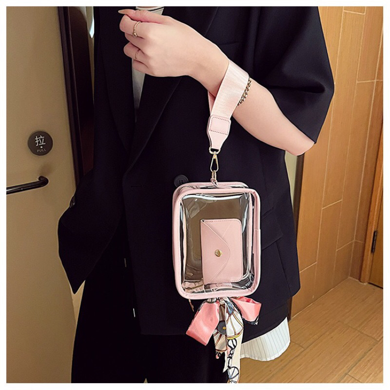 Maru PVC Bag — Transparant Bag Tas Konser Wanita