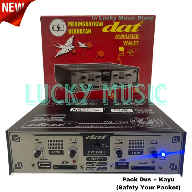 Ampli Walet Dat PW 124 X Original Amplifier Walet DAT PW-124X