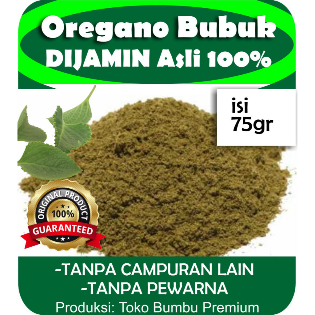 

Oregano Bubuk Asli 100% tanpa campuran 75gr