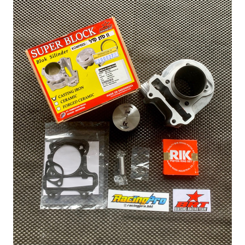 BLOK CAST IRON BRT BEAT POP ESP STREET SCOOPY ESP 54.50 BOREUP 130 CC