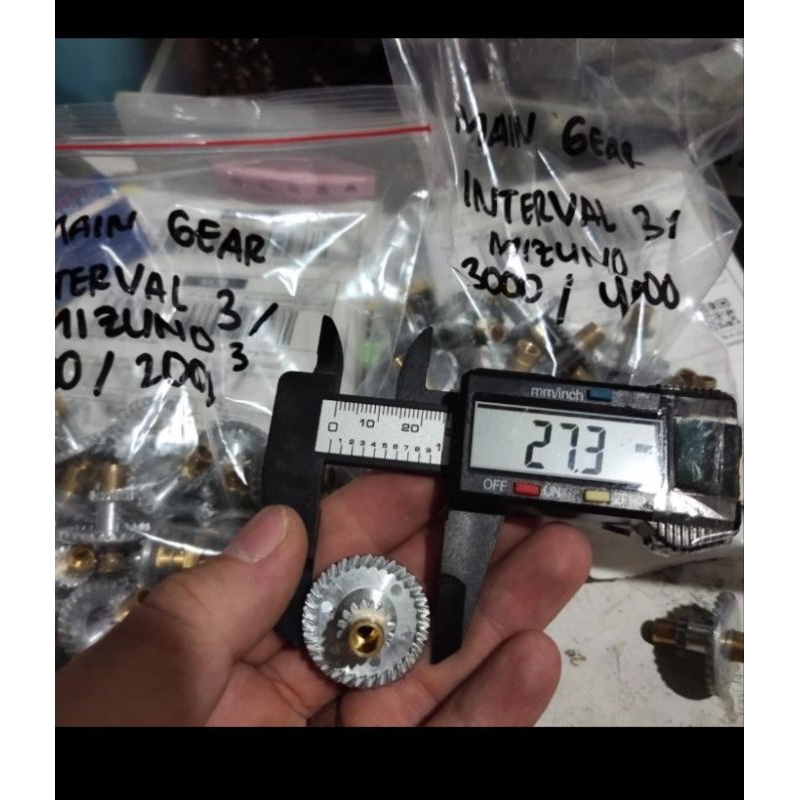 part reel main gear reel interval III 1000 sampai 6000 power handel