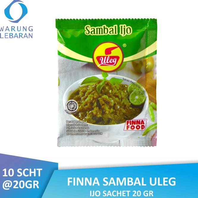 

Mdel Terkni Finna Sambal Uleg Ijo Sachet 1 x 2gr Spesial Discount