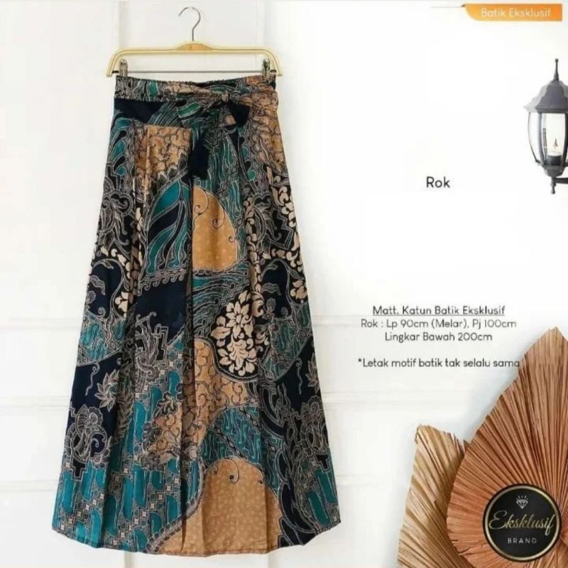{JUMBO} ROK BATIK PANJANG DEWASA JUMBO PAYUNG WANITA KLIK MOTIF BIG SIZE