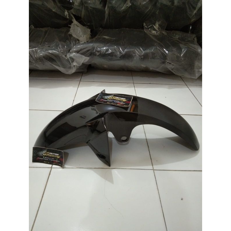 Slebor Depan R15 Hitam Bahan Teball ABS