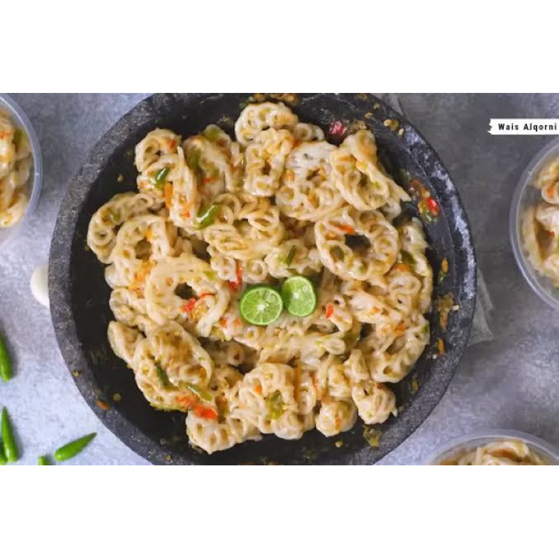 

seblak cowek, seblak cobek rafael viral siap makan