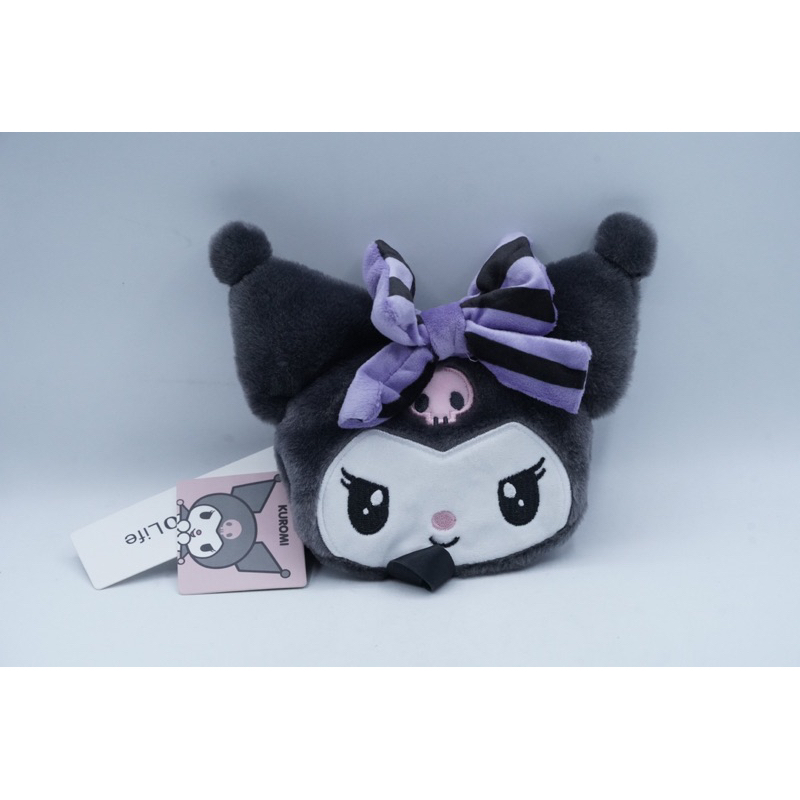 

Tas Kuromi Id Card Kartu Lanyard Bag Dompey Koin Kecil Sanrio Ribbon Kuromi
