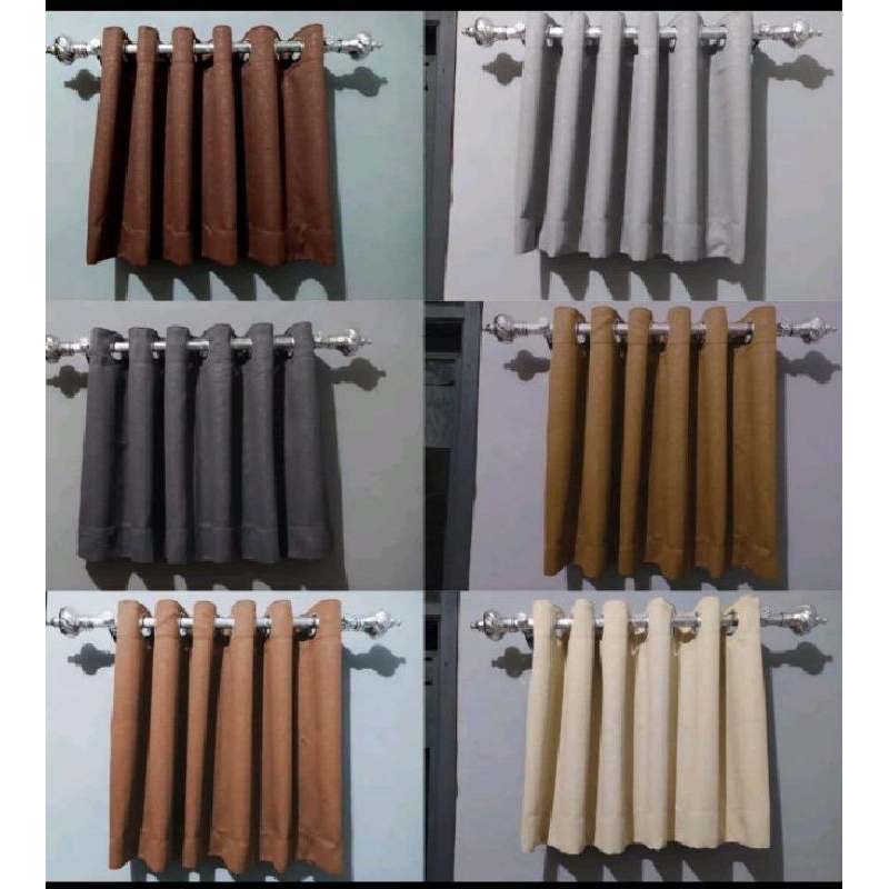 GORDEN PONI ATAS PINTU GORDEN BLACKOUT POLOS PREMIUM