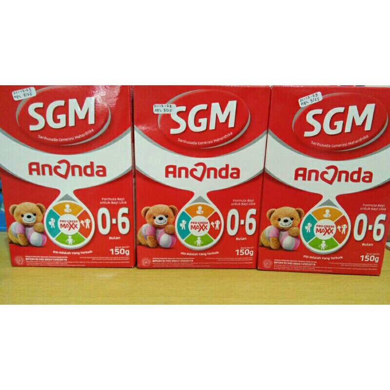 SGM ANANDA SUSU FORMULA UNTUK BAYI USIA 0-6BULAN