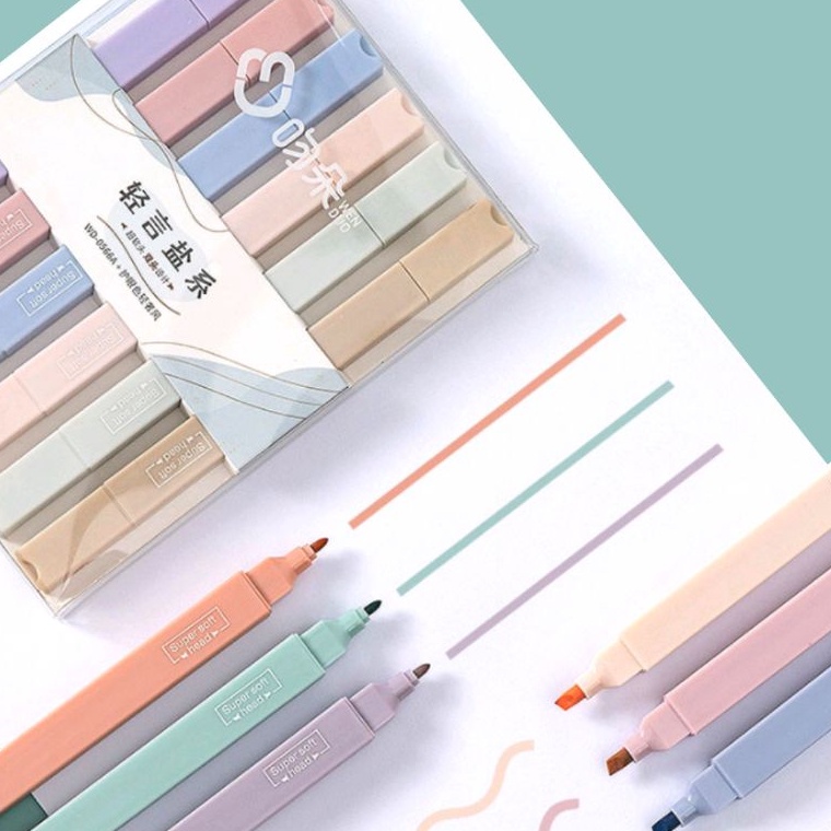 

K75 HM64 Stabilo Warna Pastel Highlighter Color 6 Pcs Stabilo isi 6 Warna Pastel Stabilo Highlighter Paradise