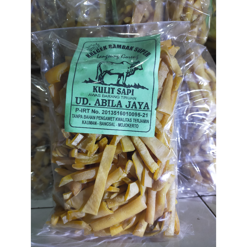 

KRECEK RAMBAK KULIT SAPI STEAK SUPER (MOJOKERTO)