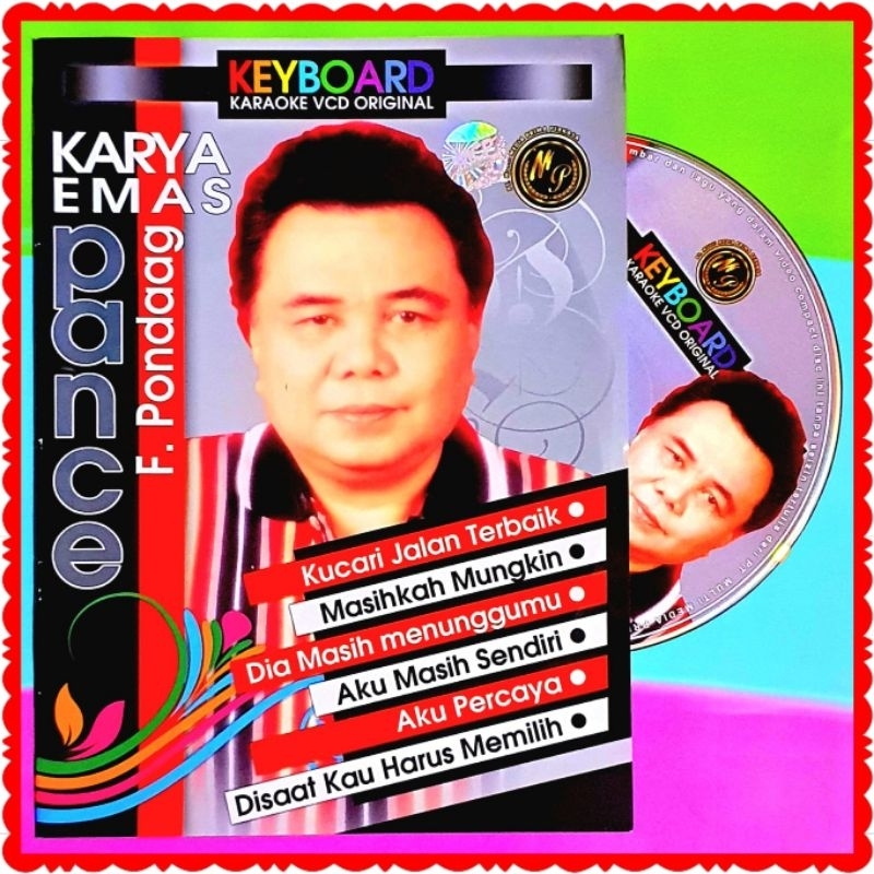 KASET VCD LAGU KARAOKE PANCE PONDANG VOCAL ON OF AKTIF-PANCE PONDANG KARAOKE-LAGU PANCE PONDANG-PANC