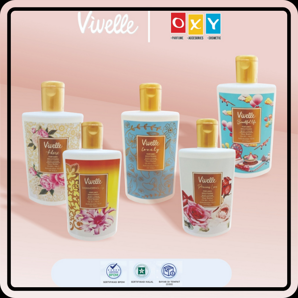 Vivelle Perfume Brightening Body Lotion 250ml | Vivelle Body Lotion Shimmering Joy | Vivelle Body Lo