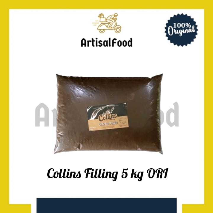 

Collins coklat Filling Dark 5 kg Ori