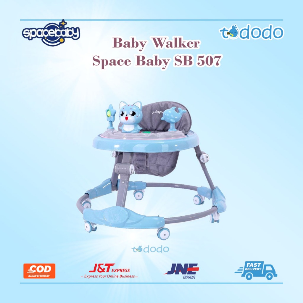 Alat Bantu Belajar Jalan Anak Bayi Baby Walker Space Baby SB 507 / SB 139 / SB 502