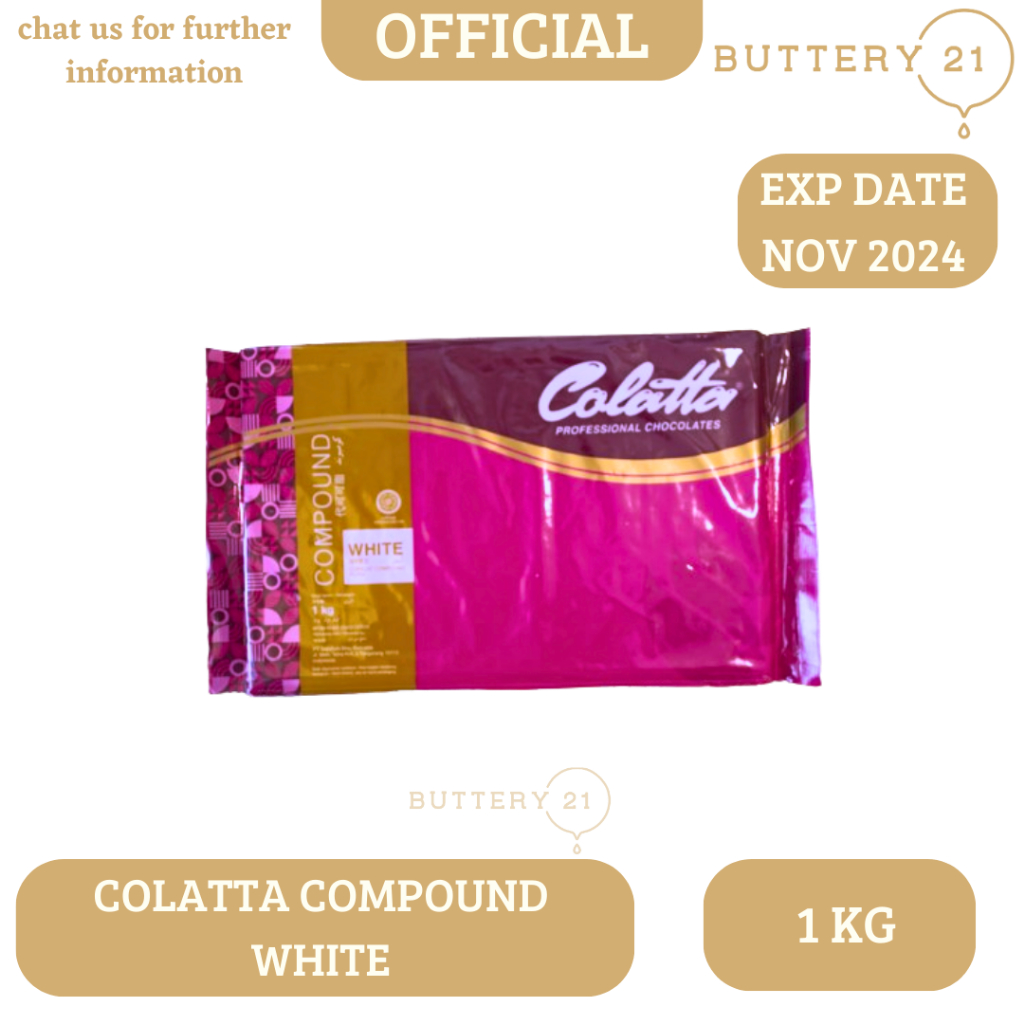 

COLATTA WHITE CHOCOLATE COMPOUND 1 KG/ COLLATA WHITE COMPOUND 1 KG