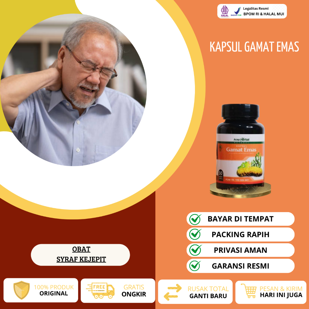 Obat Saraf Kejepit, Obat Saraf Kejepit Pinggang dan Kaki, Obat Saraf Kejepit Bokong dan Kaki, Obat S