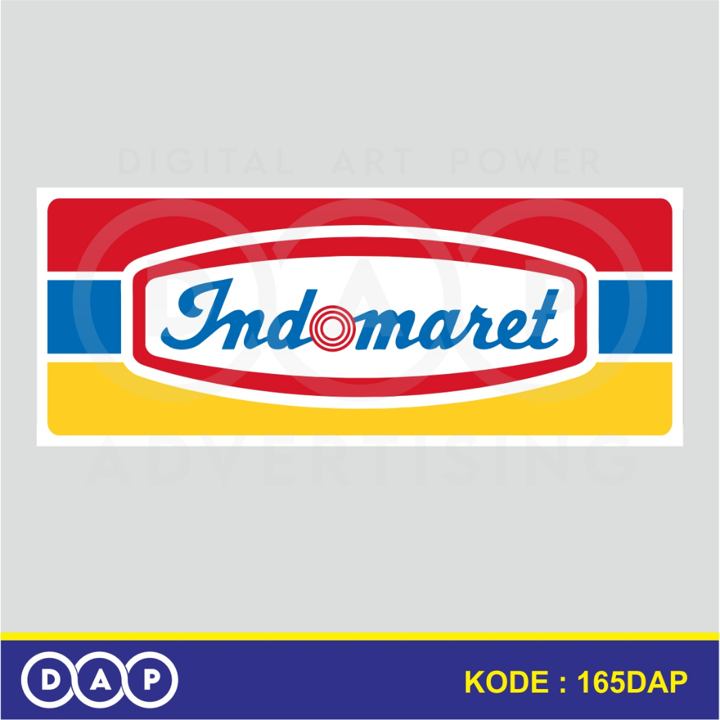 

165 - STIKER INDOMARET - VYNIL - TERBAIK