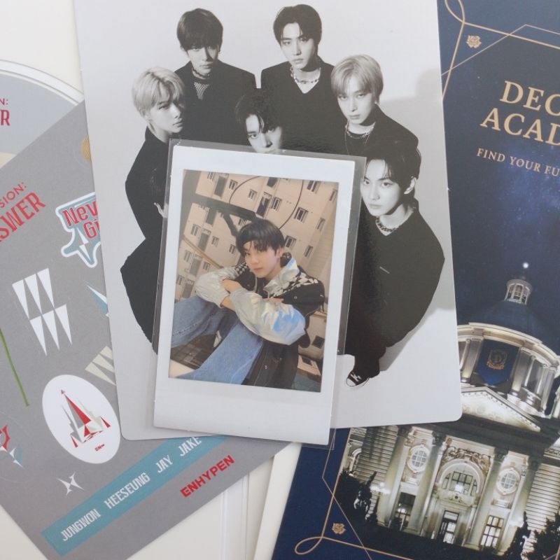 READY STOCK PHOTOCARD ENHYPEN OFFICIAL, Manifesto & Jake Ggu ggu Package