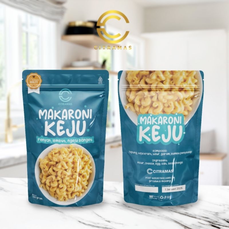 

Makaroni Makroni Macaroni Keju asli malang merk Citramas Snack 100 gram halal