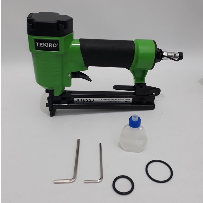 Tekiro 1022J Air nailer stapler Gun / Mesin Staples angin paku tembak