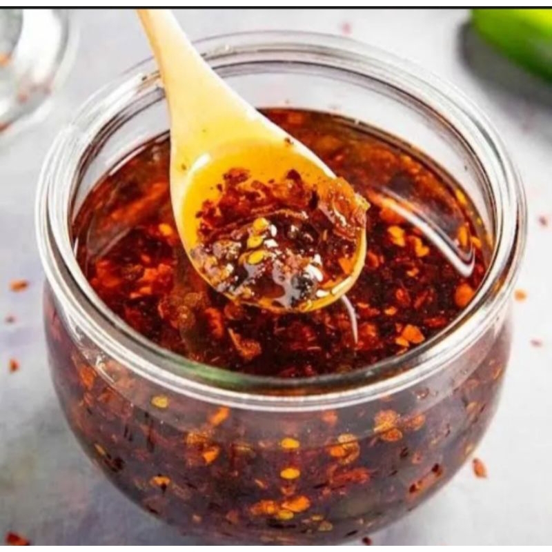 

CHILI OIL untuk dimsum, atau pelengkap lauk