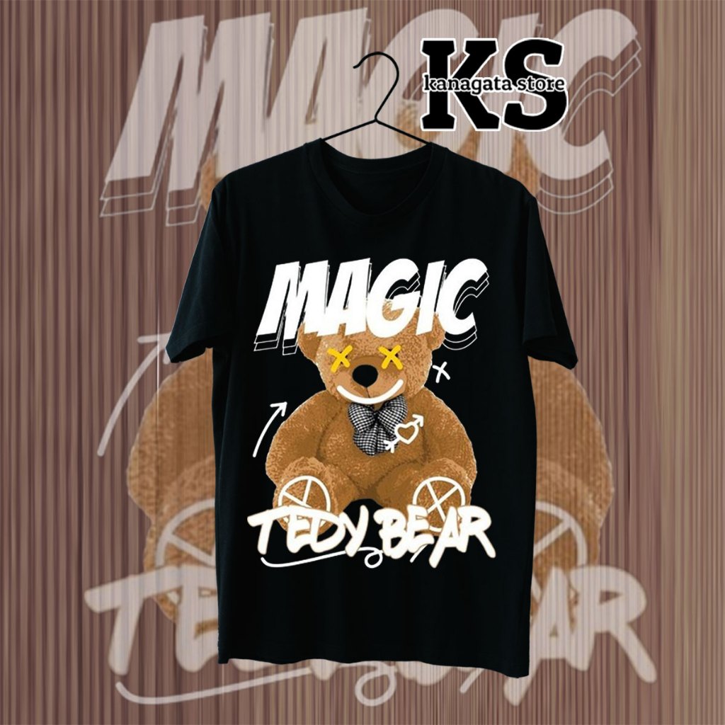 KANAGATA BAJU KAOS BEAR OVERSIZE T-SHIRT UNISEX BEAR COLLECTION