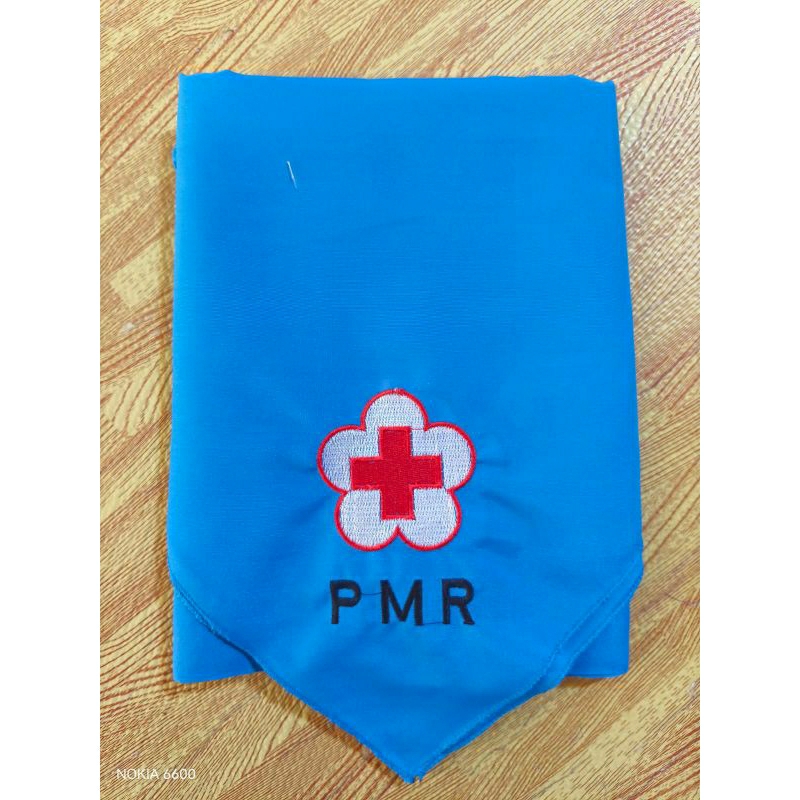 syal PMR biru