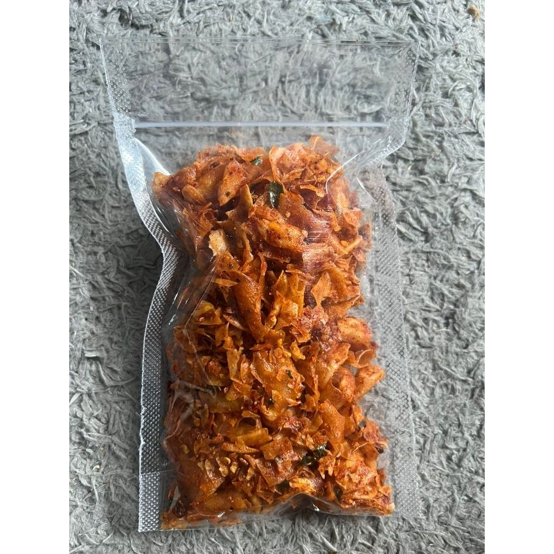 

KRIPIK SINGKONG KRIWIL PEDAS DAUN JERUK/KRIPIK SINGKONG KRIWIL 100 GRAM