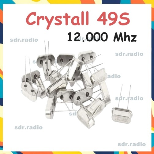 Crystal Dip 12MHz Low Profile 12mhz 12.000mhz 12 mhz 49S