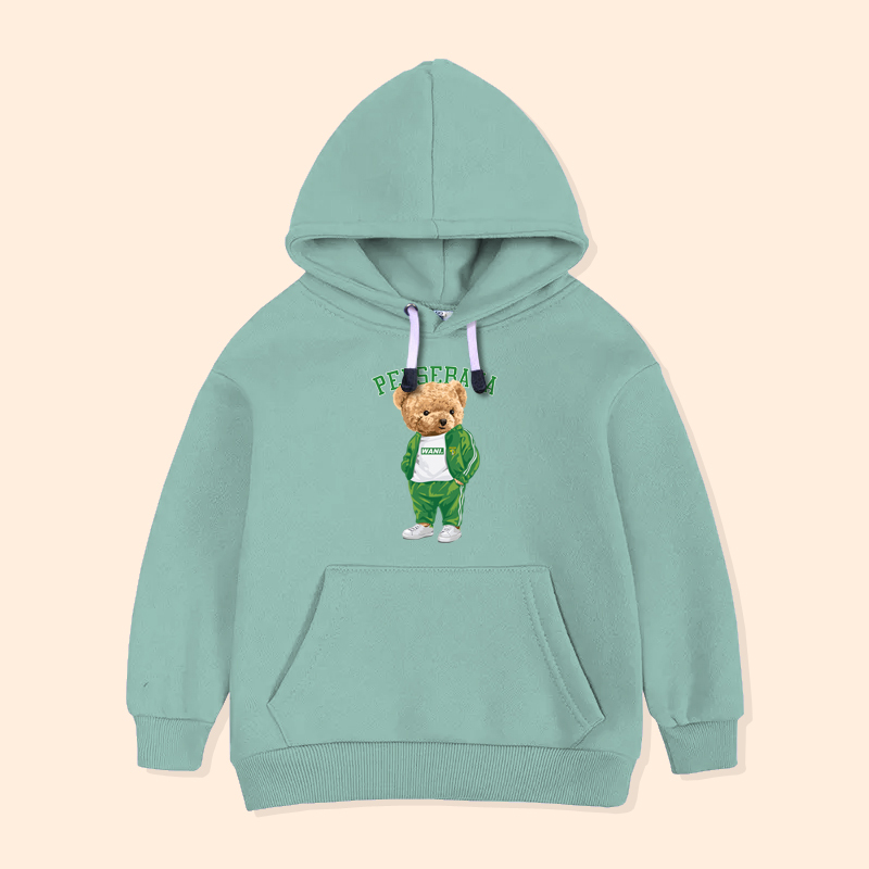 Jaket Hoodie Anak Teddy Bear Persebaya Surabaya Bonek Atasan Anak CSB-03