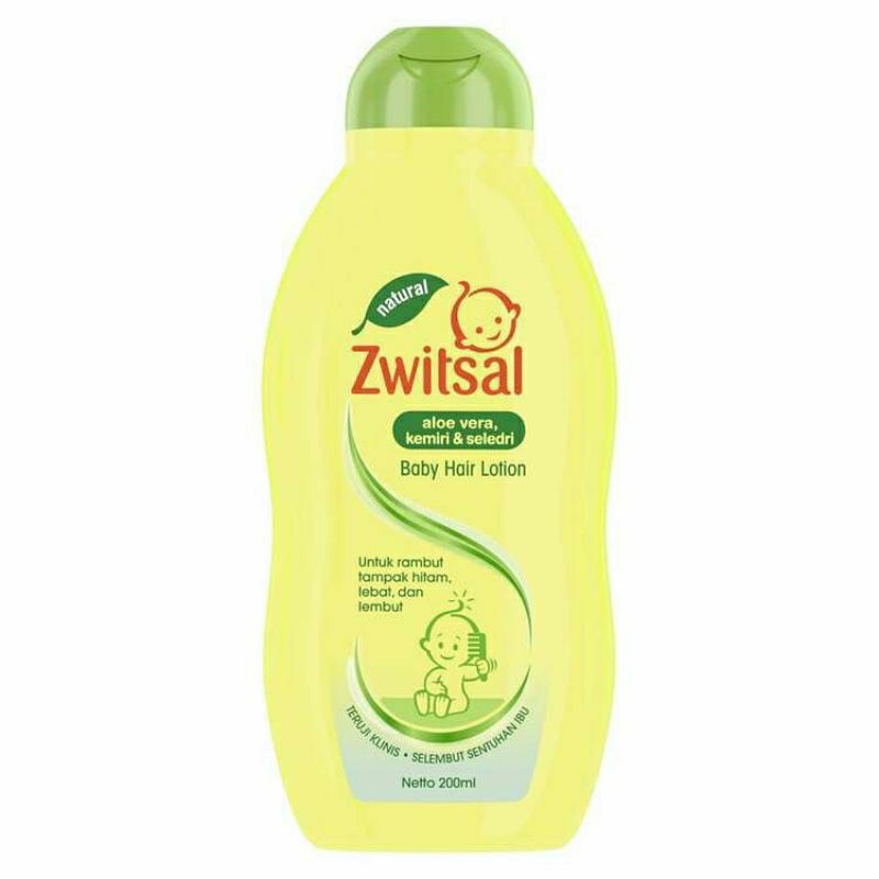 zwitsal baby hair lotion kemasan 100ml&200ml