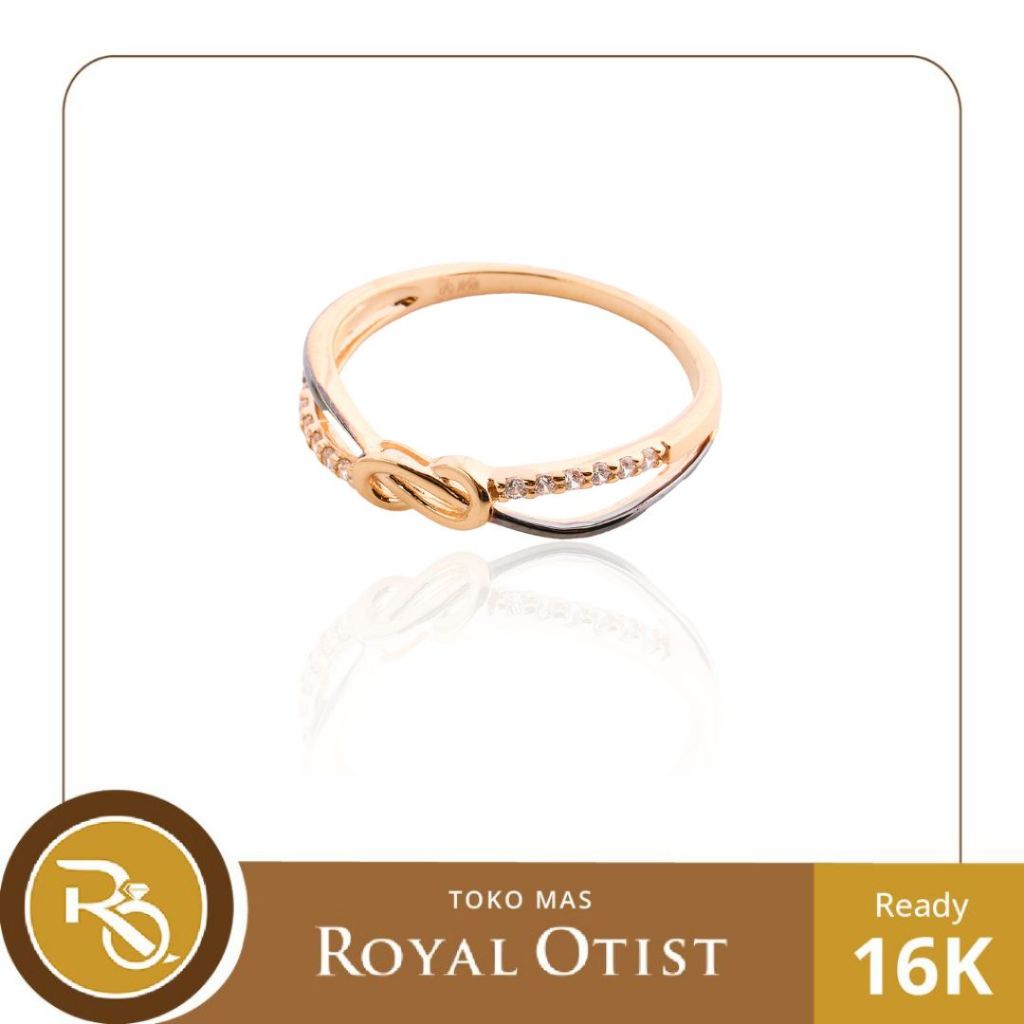 Cincin Emas Infinity 16 K