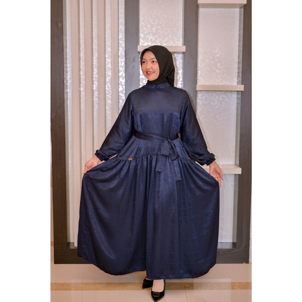 HANA DRESS | MAKSI DRESS SILK SANTORINI CASUAL WANITA | GAMIS TERBARU WANITA - CLASSICA COLLECTION