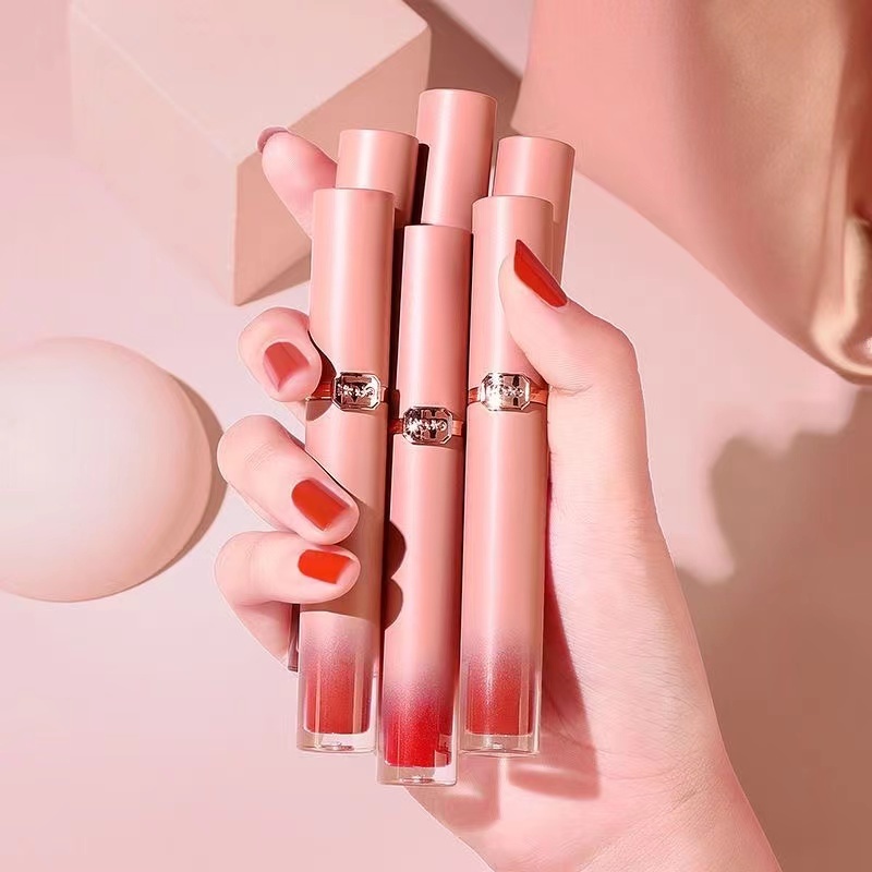 Hojo Lipstik Matte Lasting Lip Cream/Makeup Matte Soft Mist Tahan Lama/Liquid Matte Velvet