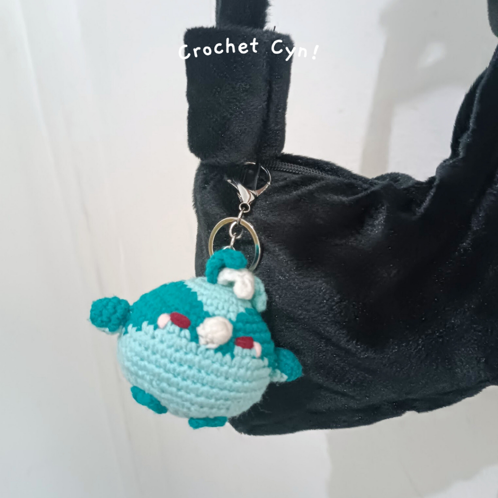 xiao bird form amigurumi keychain | xiao bird amigurumi plushie | gantungan rajut xiao dari genshin 