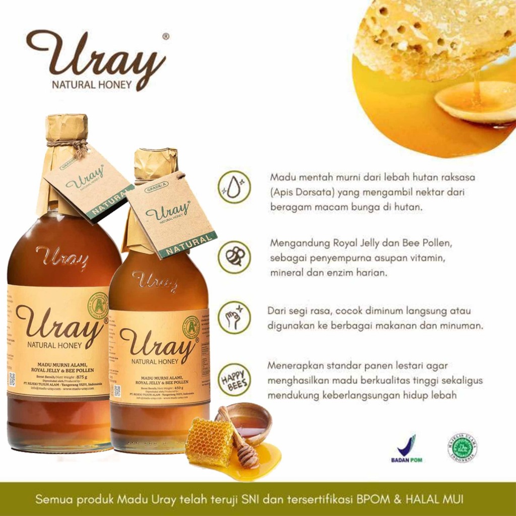 Natural Honey * Madu Uray * Madu Murni * Madu Lebah Hutan-5