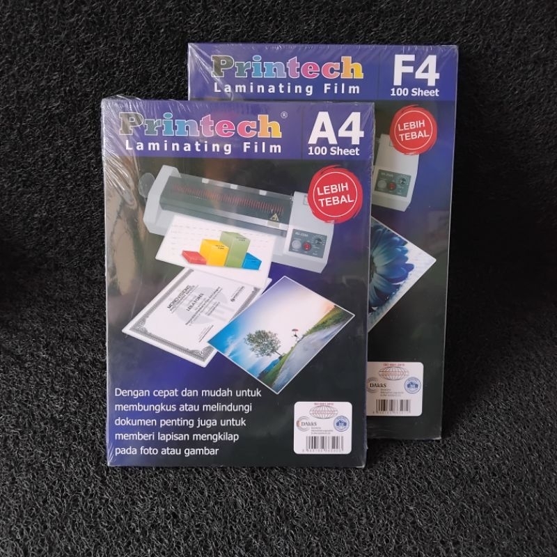 

1 Pak Plastik Laminating Printech Isi 100 Lembar