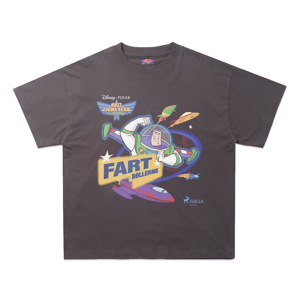T-Shirt Oversize Buzz Toy Story - Kaos Oversize Vintage Buzz Hitam