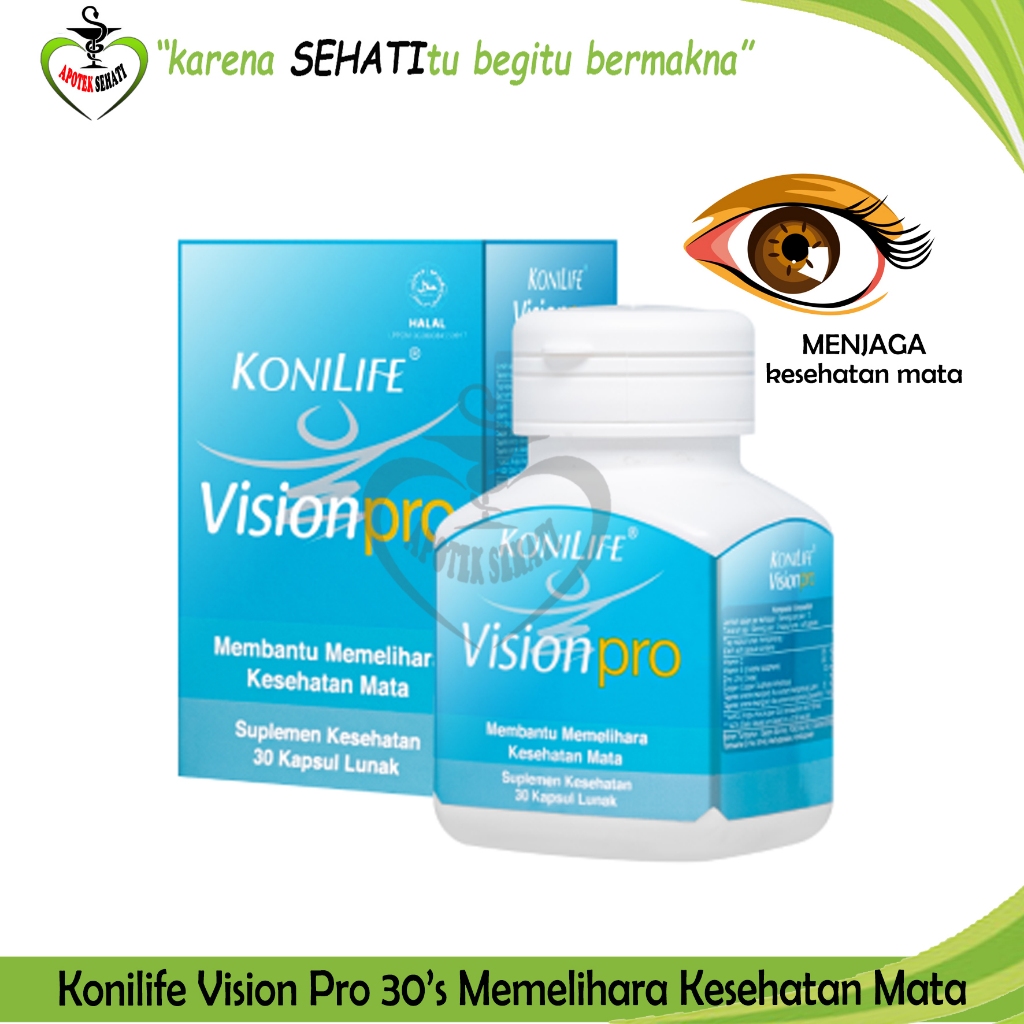 Konilife Vision Pro 30 Kapsul Suplemen Vitamin Kesehatan Mata
