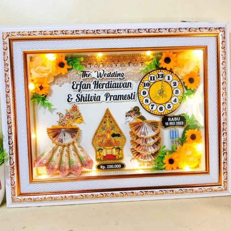 Mahar Pernikahan Wayang / Mahar Pernikahan Simple / Mahar Wayang Murah / Bingkai Mahar / Mahar Perni