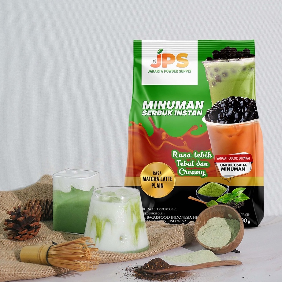 

Buruan Beli Powder Drink JPS Bubuk Minuman Rasa MATCHA LATTE PLAIN 1Kg Super Promo